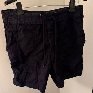 James Perse Standard Shorts Black Cotton Men’s Size 2-Preowned